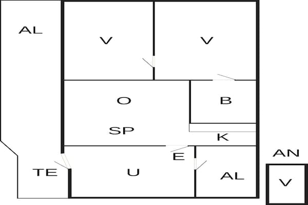 Foto van 6 persoons vakantie huis in SÖLVESBORG-By Traum - Vakantiehuis in SÖLVESBORG - FloorPlan
