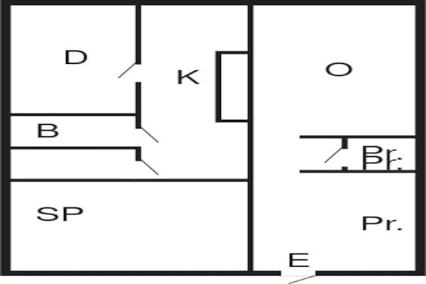 Foto van 6 persoons vakantie huis in SÖLVESBORG-By Traum - Vakantiehuis in SÖLVESBORG - FloorPlan