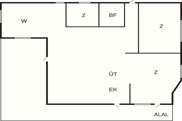 Foto van Familie vakantiehuis in Juelsminde - Vakantiehuis in Juelsminde - FloorPlan