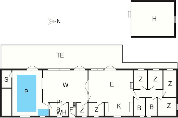 Foto van 17 persoons vakantie huis in Vejby - Vakantiehuis in Vejby - FloorPlan