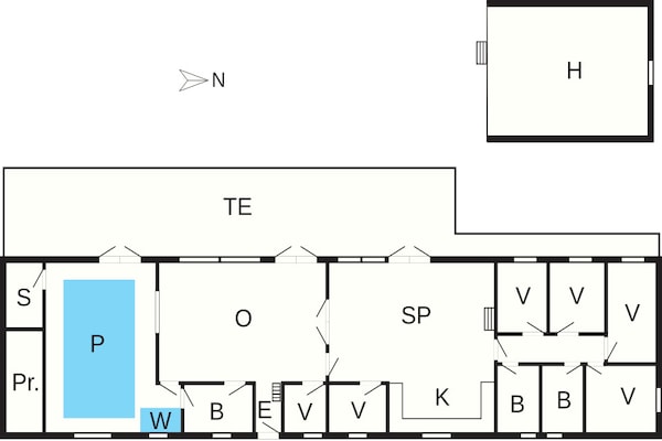 Foto van 17 persoons vakantie huis in Vejby - Vakantiehuis in Vejby - FloorPlan