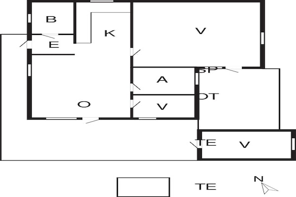 Foto van 6 persoons vakantie huis in Hemmet-By Traum - Vakantiehuis in Hemmet - FloorPlan