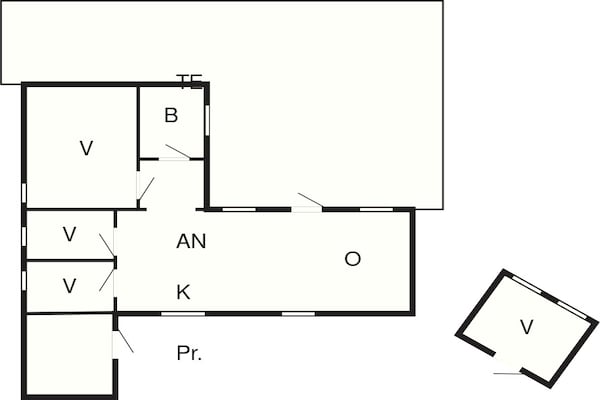 Foto van 8 persoons vakantie huis in Aabenraa-By Traum - Vakantiehuis in Aabenraa - FloorPlan