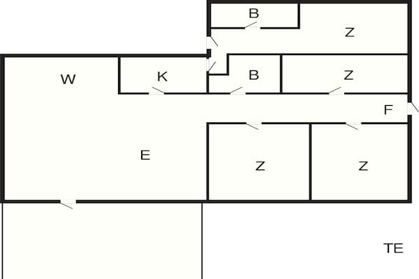 Foto van 6 persoons vakantie huis in Dronningmølle-By Traum - FloorPlan