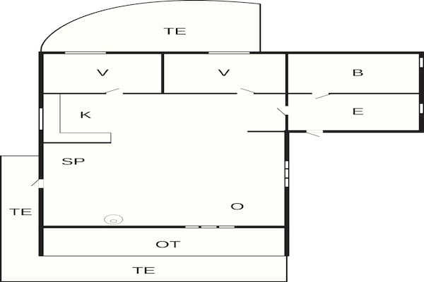 Foto van 6 persoons vakantie huis in Roslev-By Traum - Vakantiehuis in Roslev - FloorPlan
