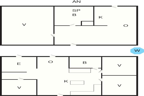 Foto van 5 sterren vakantie huis in Vig-By Traum - Vakantiehuis in Vig - FloorPlan