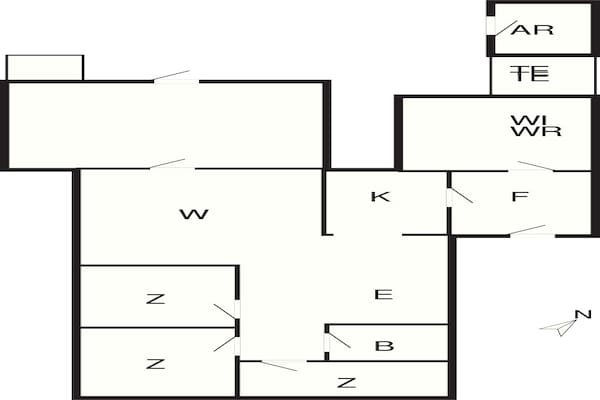Foto van 6 persoons vakantie huis in Skals-By Traum - Vakantiehuis in Skals - FloorPlan