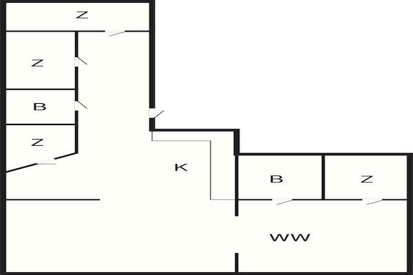 Foto van 8 persoons vakantie huis in Blåvand-By Traum - Vakantiehuis in Blåvand - FloorPlan