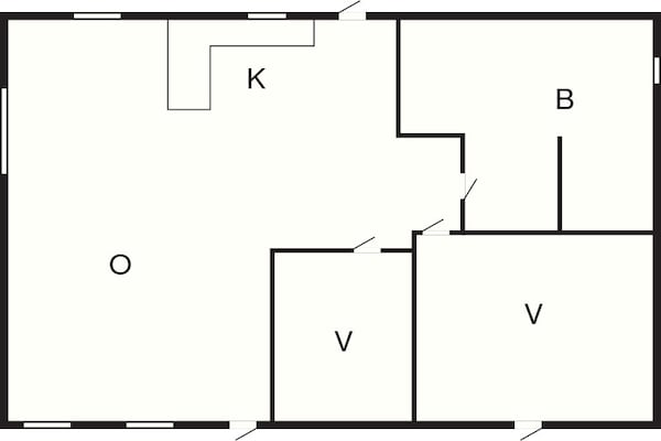 Foto van 6 persoons vakantie huis in Rødvig Stevns-By Traum - FloorPlan