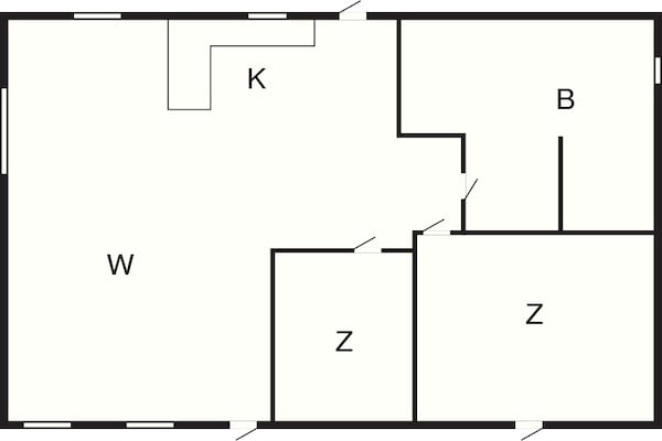 Foto van 6 persoons vakantie huis in Rødvig Stevns-By Traum - FloorPlan