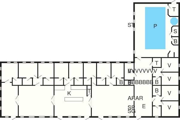 Foto van 5 sterren vakantie huis in Spøttrup-By Traum - Vakantiehuis in Spøttrup - FloorPlan