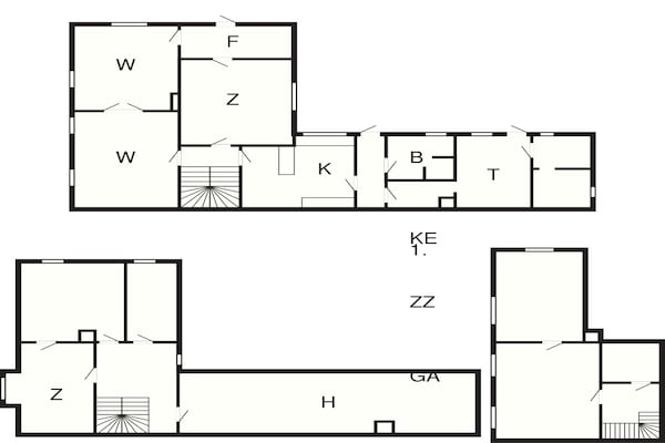 Foto van 7 persoons vakantie huis in Tranekær-By Traum - Vakantiehuis in Tranekær - FloorPlan