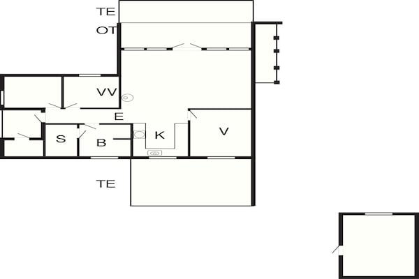 Foto van 6 persoons vakantie huis in Fårvang-By Traum - Vakantiehuis in Fårvang - FloorPlan