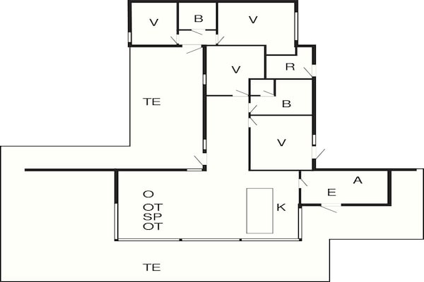Foto van 5 sterren vakantie huis in Læsø-By Traum - Vakantiehuis in Læsø - FloorPlan