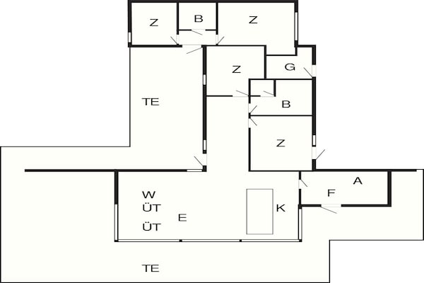 Foto van 5 sterren vakantie huis in Læsø-By Traum - Vakantiehuis in Læsø - FloorPlan