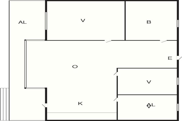 Foto van 4 sterren vakantie huis in SÖLVESBORG-By Traum - Vakantiehuis in SÖLVESBORG - FloorPlan