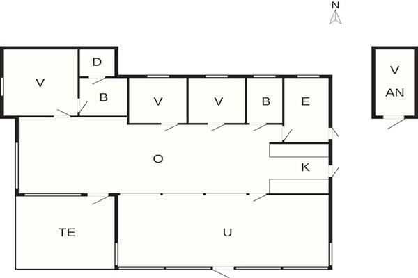 Foto van 4 sterren vakantie huis in Hadsund-By Traum - Vakantiehuis in Hadsund - FloorPlan