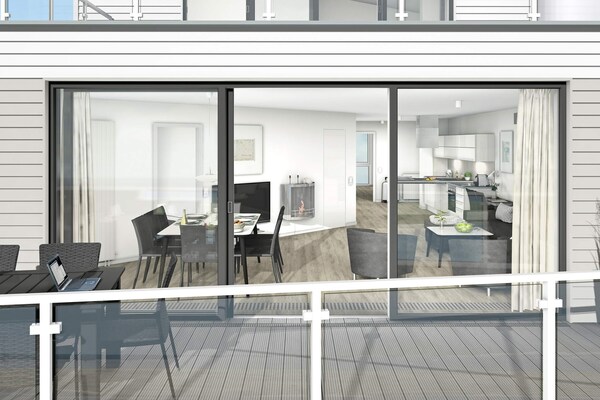 Foto van Villa aan het water op een locatie in de haven - Vakantiehuis in Wendtorf - Indoor