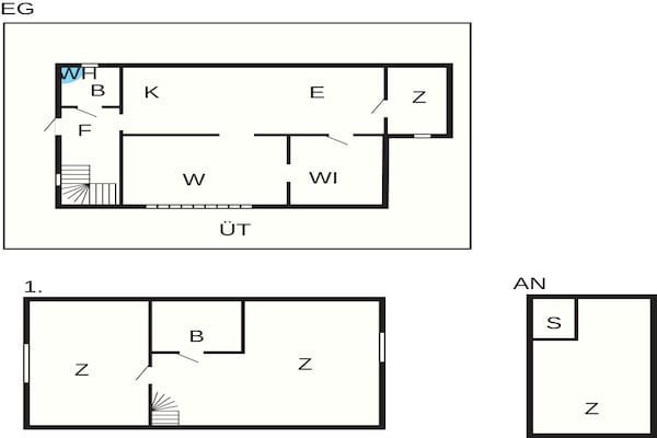 Foto van 4 sterren vakantie huis in Hok-By Traum - Vakantiehuis in Hok - FloorPlan