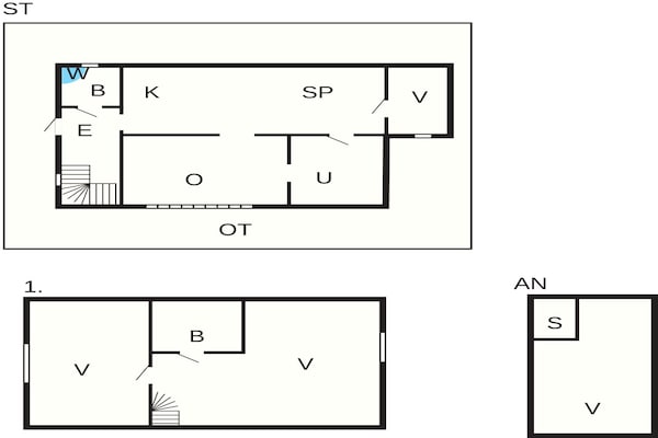 Foto van 4 sterren vakantie huis in Hok-By Traum - Vakantiehuis in Hok - FloorPlan