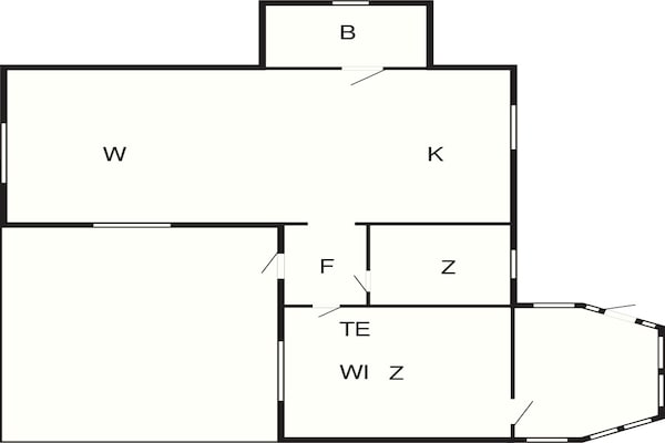 Foto van 6 persoons vakantie huis in LAHOLM-By Traum - Vakantiehuis in Skummeslövsstrand - FloorPlan