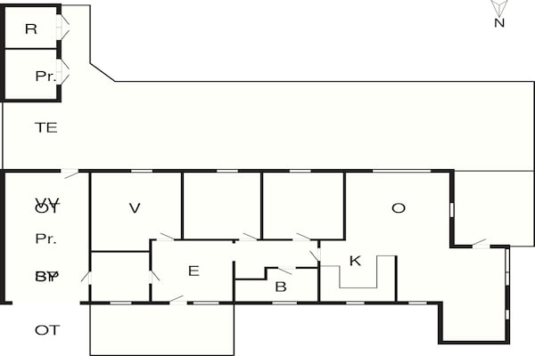 Foto van 7 persoons vakantie huis in Fjerritslev-By Traum - Vakantiehuis in Fjerritslev - FloorPlan