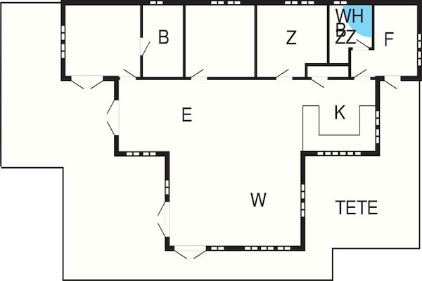 Foto van Retreat met buitenlounge - Vakantiehuis in Vejby - FloorPlan