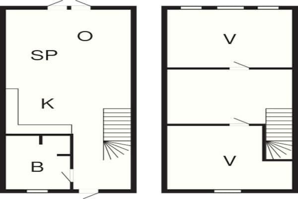 Foto van Strandplezier in Hurup -- By Traum Ferienwohnungen - FloorPlan