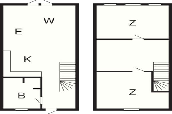 Foto van Strandplezier in Hurup -- By Traum Ferienwohnungen - FloorPlan