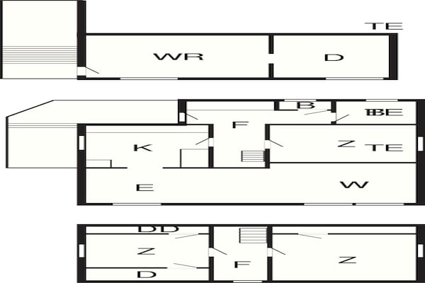 Foto van 6 persoons vakantie huis in Åram-By Traum - Vakantiehuis in Åram - FloorPlan