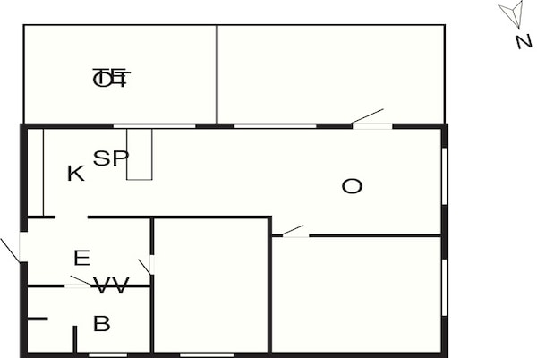 Foto van 6 persoons vakantie huis in Idestrup-By Traum - Vakantiehuis in Idestrup - FloorPlan