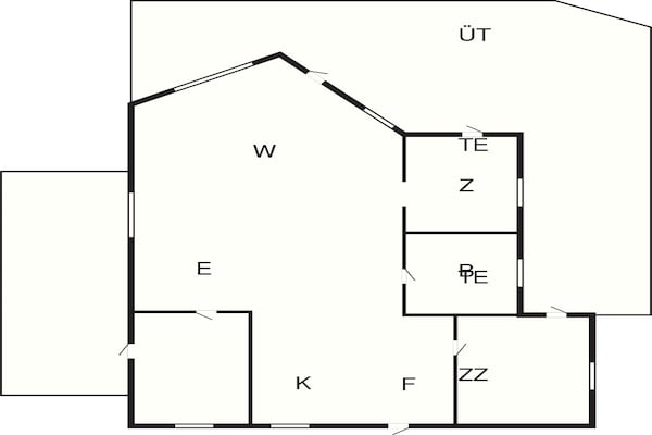 Foto van 4 sterren vakantie huis in Hadsund-By Traum - Vakantiehuis in Hadsund - FloorPlan