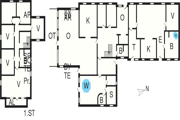 Foto van Vakantiehuis voor 22 gasten - Vakantiehuis in Ulfborg - FloorPlan