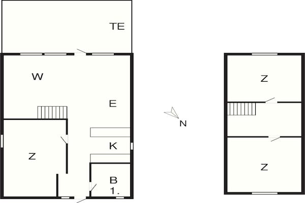 Foto van 4 persoons vakantie huis in Ringkøbing-By Traum - Vakantiehuis in Ringkøbing - FloorPlan