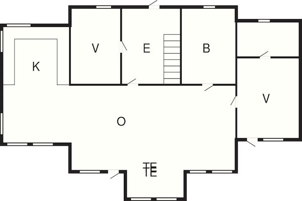 Foto van 6 persoons vakantie huis in Svensby-By Traum - Vakantiehuis in Svensby - FloorPlan
