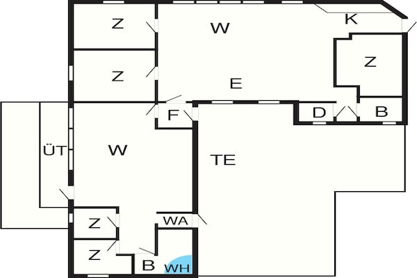 Foto van 12 persoons vakantie huis in Harboøre-By Traum - Vakantiehuis in Harboøre - FloorPlan