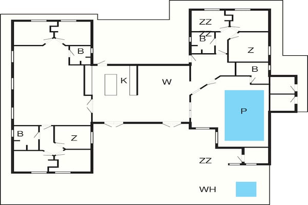 Foto van Ruim toevluchtsoord voor 20 -- By Traum Ferienwohnungen - FloorPlan