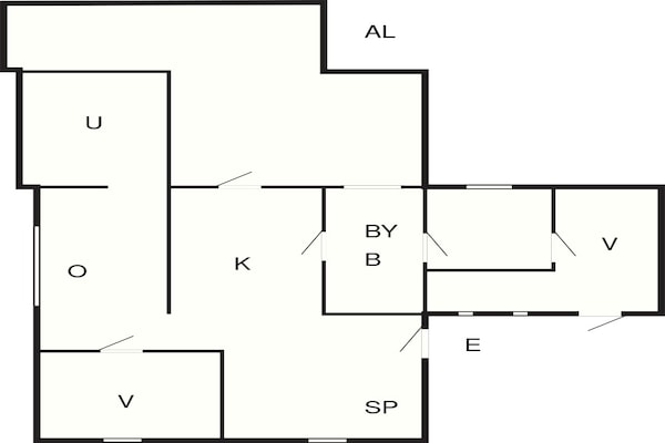 Foto van 6 persoons vakantie huis in HÄLLEKIS - Vakantiehuis in HÄLLEKIS - FloorPlan