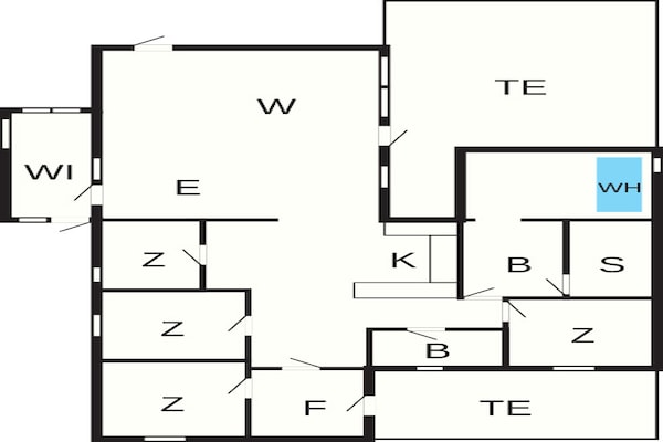 Foto van 10 persoons vakantie huis in Løkken-By Traum - Vakantiehuis in Løkken - FloorPlan