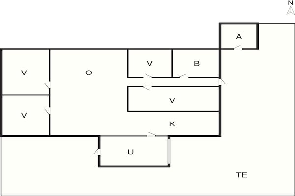 Foto van 6 persoons vakantie huis in Struer-By Traum - Vakantiehuis in Struer - FloorPlan