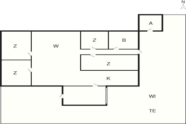 Foto van 6 persoons vakantie huis in Struer-By Traum - Vakantiehuis in Struer - FloorPlan