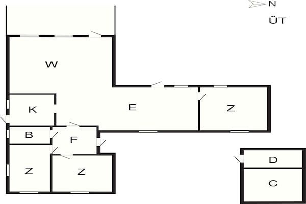 Foto van 4 sterren vakantie huis in Væggerløse-By Traum - Vakantiehuis in Væggerløse - FloorPlan