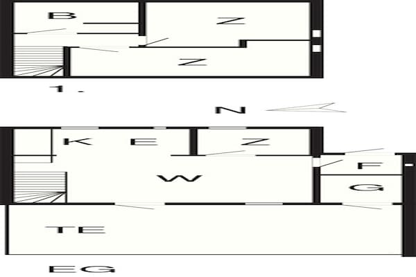 Foto van 4 sterren vakantie huis in Rømø-By Traum - Vakantiehuis in Rømø - FloorPlan