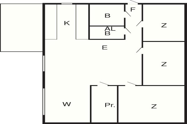Foto van 4 sterren vakantie huis in Olofström-By Traum - Vakantiehuis in Olofström - FloorPlan