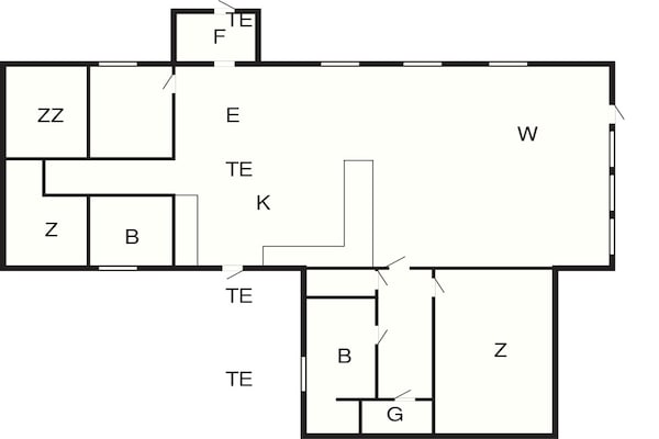 Foto van 4 sterren vakantie huis in Blokhus-By Traum - Vakantiehuis in Blokhus - FloorPlan