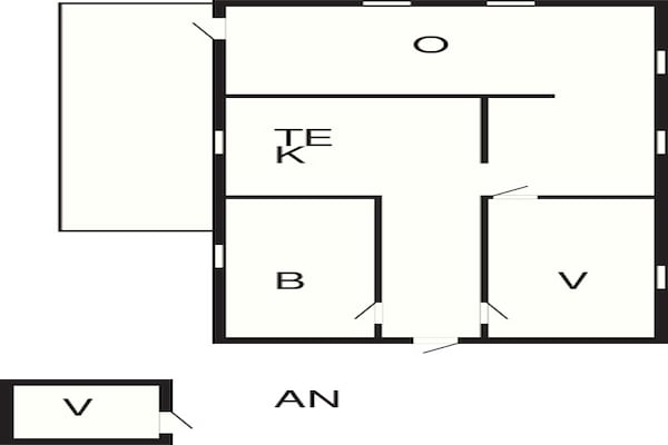 Foto van 6 persoons vakantie huis in Eskebjerg-By Traum - Vakantiehuis in Eskebjerg - FloorPlan
