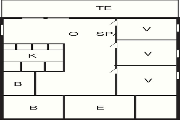 Foto van 6 persoons vakantie huis in Dalsøyra-By Traum - Vakantiehuis in Dalsøyra - FloorPlan