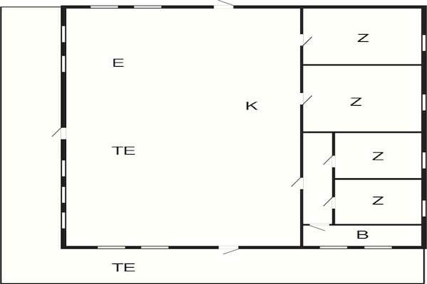 Foto van 7 persoons vakantie huis in Juelsminde-By Traum - Vakantiehuis in Juelsminde - FloorPlan