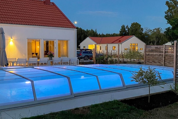 Foto van 5 sterren vakantie huis in Gotlands Tofta-By Traum - Pool