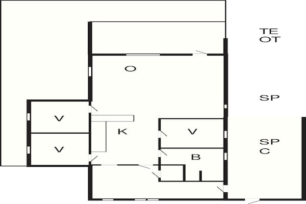 Foto van 4 sterren vakantie huis in Hejls-By Traum - Vakantiehuis in Hejls - FloorPlan